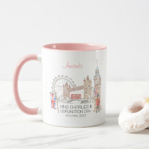 Mug Jour du couronnement 2023 King Charles III Personn