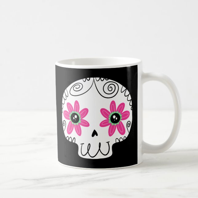 Mug Jour du crâne de sucre des morts (Droite)