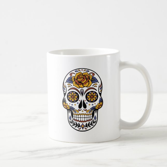 Mug jour du crâne mexicain des morts (Droite)
