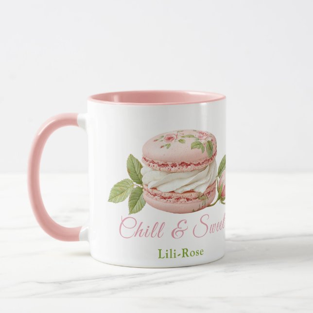 Mug Jour du Sandwich de Crème Glacée à la Rose  (Gauche)