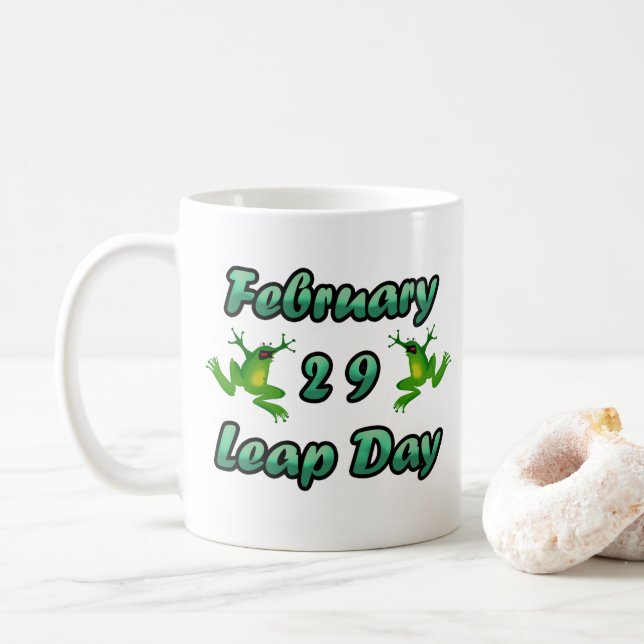 Mug Jour du saut 29 février (Avec donut)