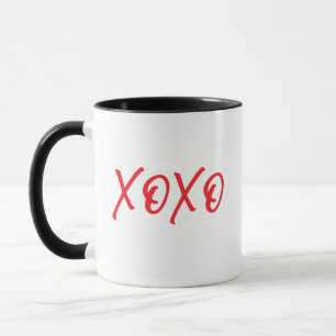 Mug Jour Jour de Valentines XOXO en Rouge