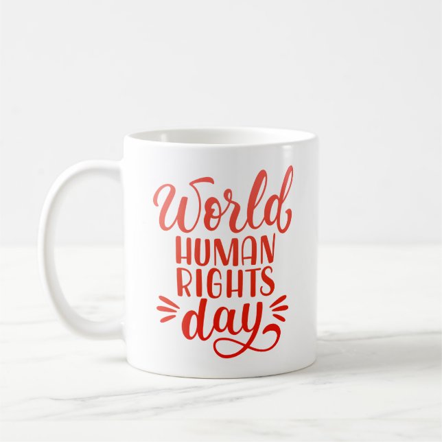 MUG JOUR MONDIALE DES DROITS DE L'HOMME (Gauche)
