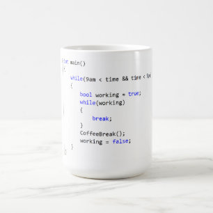 Mug Jour ouvrable infini tandis que boucle