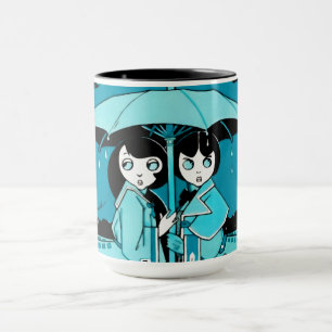 Mug Jour pluvieux dans le bleu