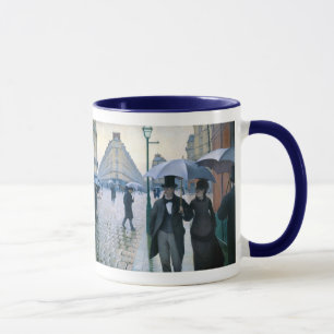 Mug Jour pluvieux de rue de Paris par Gustave