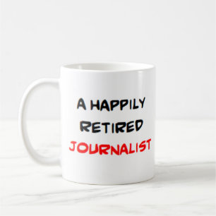 Mug journaliste à la retraite
