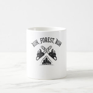 Mug Journalistes Courir, Forêt, Exécuter