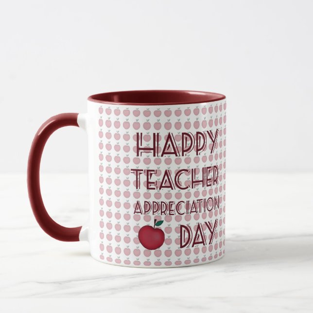 Mug Journée d'appréciation de l'enseignant (Gauche)