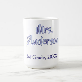 Mug journee d'appréciation des professeurs mrs anderso