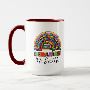 Mug Journée de la bibliothécaire personnalisée   Nom p