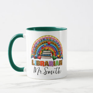 Mug Journée de la bibliothécaire personnalisée   Nom p