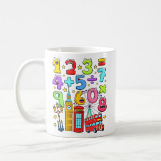 Mug Journée des nombres Conception de nombres de ville