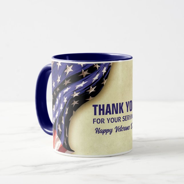 Mug JOURNÉE DES VÉTÉRANS patriotiques (Devant gauche)