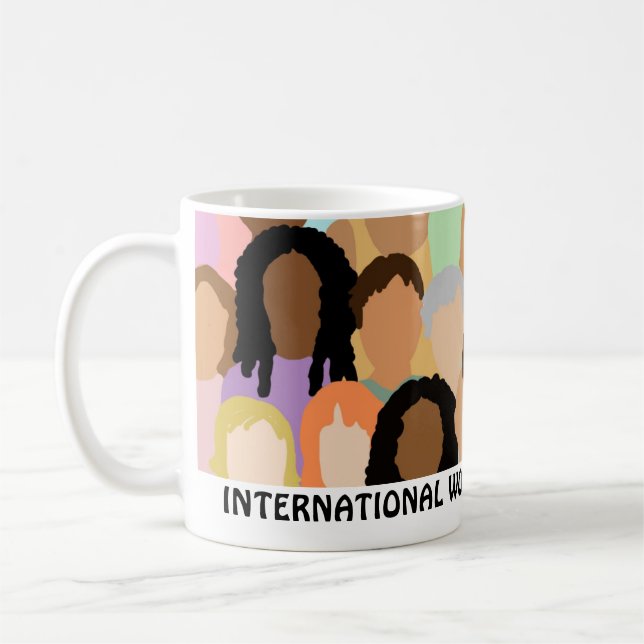 Mug Journée internationale de la femme - 8 mars (Gauche)