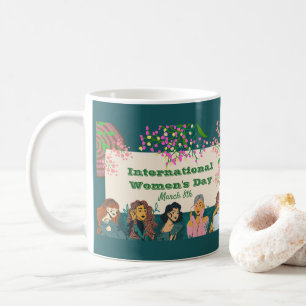 Mug Journée internationale de la femme 8 mars Floral