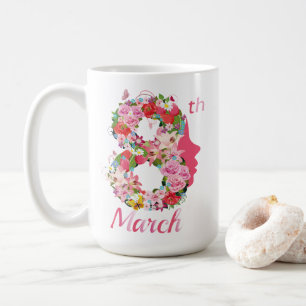 Mug journée internationale de la femme joyeuse journée