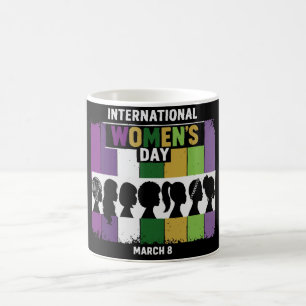 Mug Journée internationale des femmes moderne   Femmes