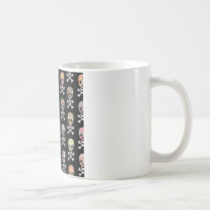 Mug Journée mexicaine des os croisés du crâne mort