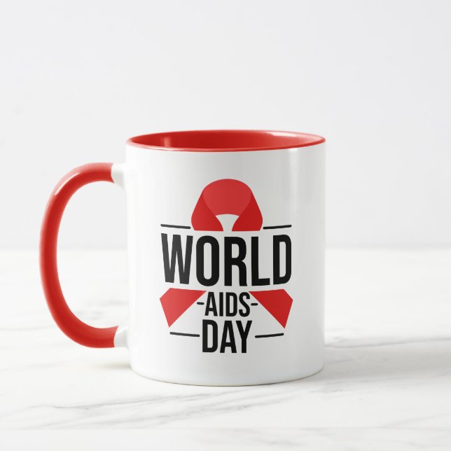 Mug Journée mondiale de la lutte contre le sida | Sens (Gauche)