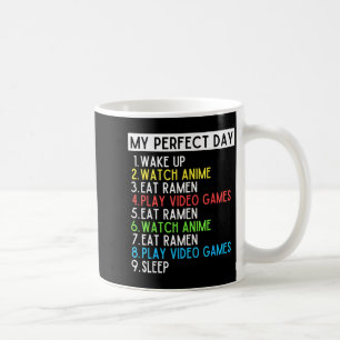 Mug Journée Parfaite Anime Ramen de jeu Amant Drôle Ma