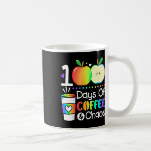 Mug Jours De Café Et Chaos 100E Jour D'École Pour T
