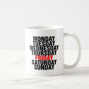 Mug Jours de la semaine