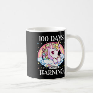 Mug Jours De L'École Unicorne Filles Enseignant 100ème