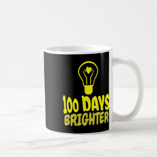 Mug Jours Plus Brighter Joyeux 100 Jours De Garçons D'