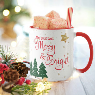Mug Jours Soyez Joyeux et brillants Citations Arbres G