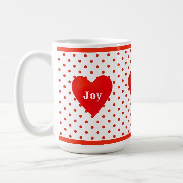 Mug Joy Love Yoga Heart (Gauche)