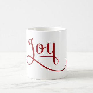 Mug Joy Script Red