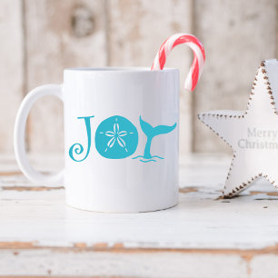 Mug Joy Typographie Noël côtier