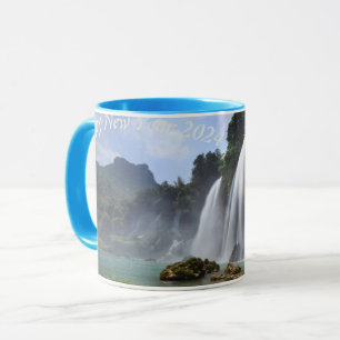 Mug Joyeuse cascade du Nouvel An