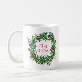 Mug Joyeuse couronne de Noël