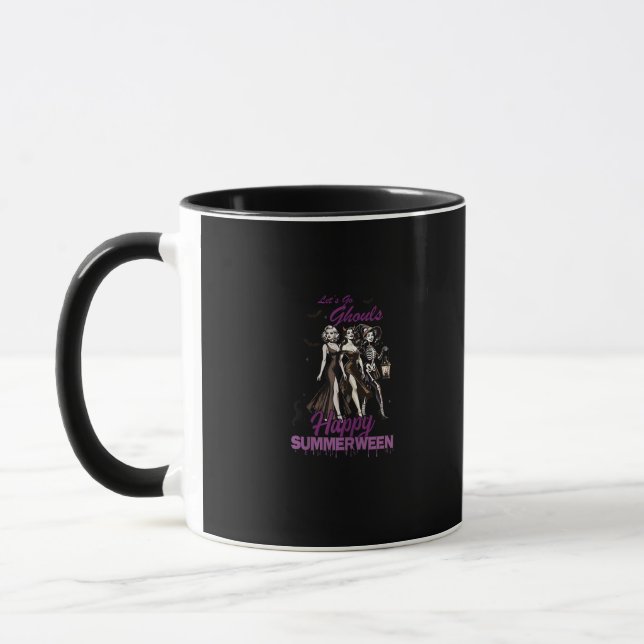 Mug Joyeuse équipe de filles de Ghoul Summerween (Gauche)