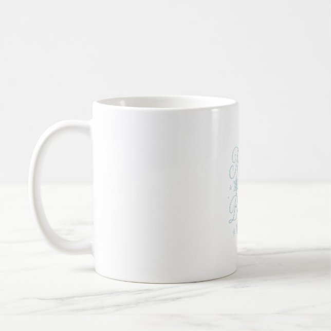 Mug Joyeuse et brillante Musique | Coupe de luxe Winte (Gauche)
