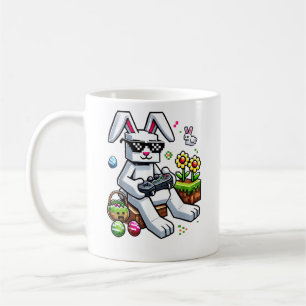 Mug Joyeuse fête de Pâques Garçons Lapin Œuf Jeu Vidéo