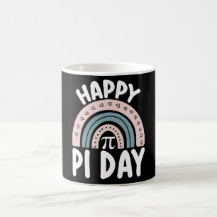 Mug Joyeuse Fête de Pi Bohème Arc-en-ciel Mathématique