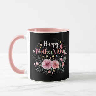Mug Joyeuse fête des Mères 2026 Fleurs mignonnes pour 