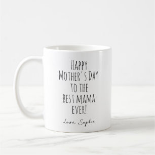Mug Joyeuse fête des mères à la meilleure maman qui so
