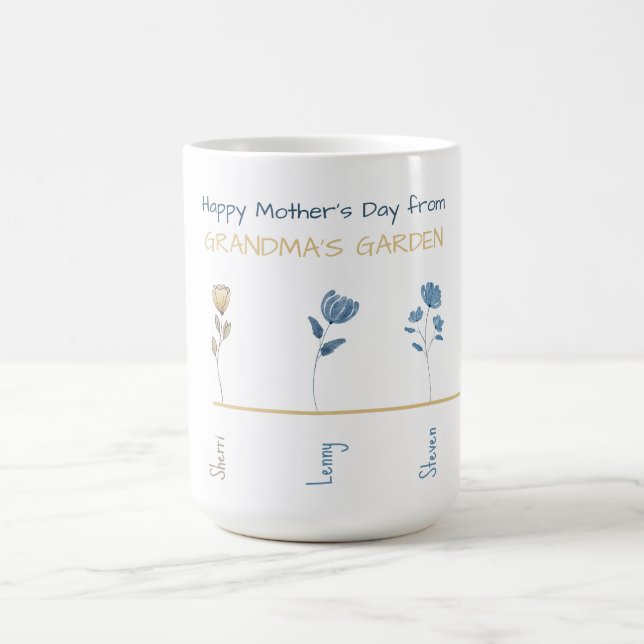 Mug Joyeuse fête des mères du JARDIN DE GRANDMA (Centre)