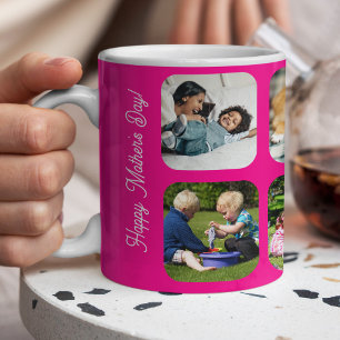 Mug Joyeuse Fête des Mères je t'aime maman photo colla