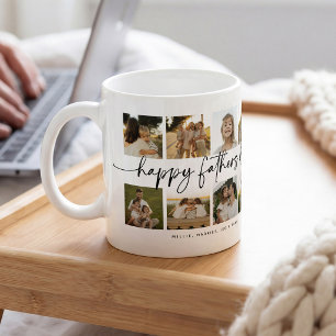 Mug Joyeuse Fête des Pères 8 Collage de photos Souveni