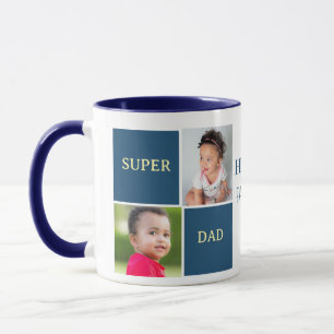 Mug Joyeuse fête des pères Photo personnalisée