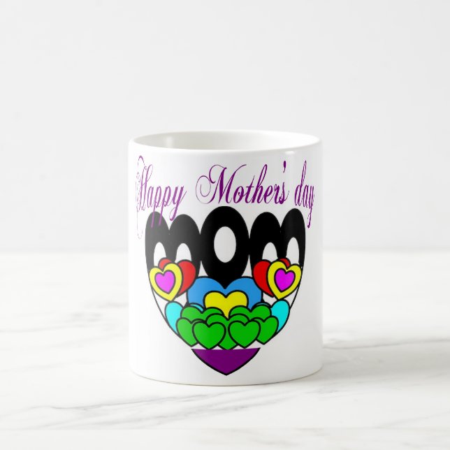 Mug Joyeuse journée de mère pour ma mère (Centre)