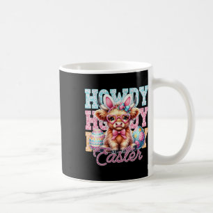 Mug Joyeuse journée de Pâques Vache Western Cowboy Sal