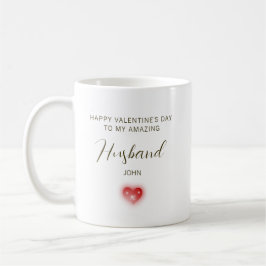 Mug Joyeuse Saint-Valentin à mon mari incroyable