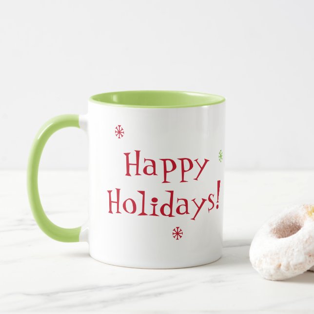 Mug Joyeuses fêtes ! (Avec donut)