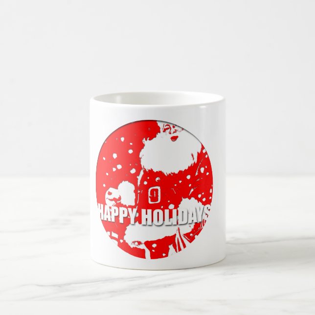 Mug Joyeuses fêtes - Père Noël - (Centre)
